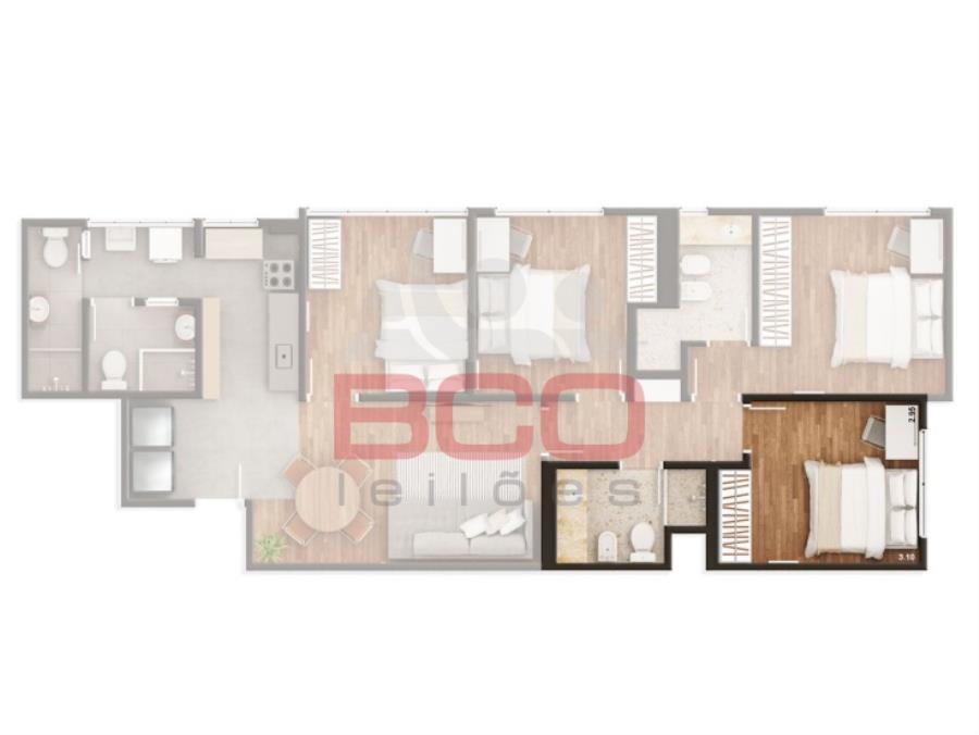 001 Apartamento na Vila Olímpia em São Paulo/SP, localizado em São Paulo - SP, bairro Vila Olímpia