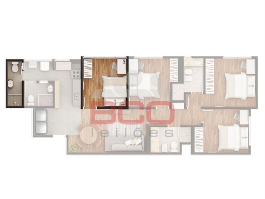 001 Apartamento na Vila Olímpia em São Paulo/SP, localizado em São Paulo - SP, bairro Vila Olímpia
