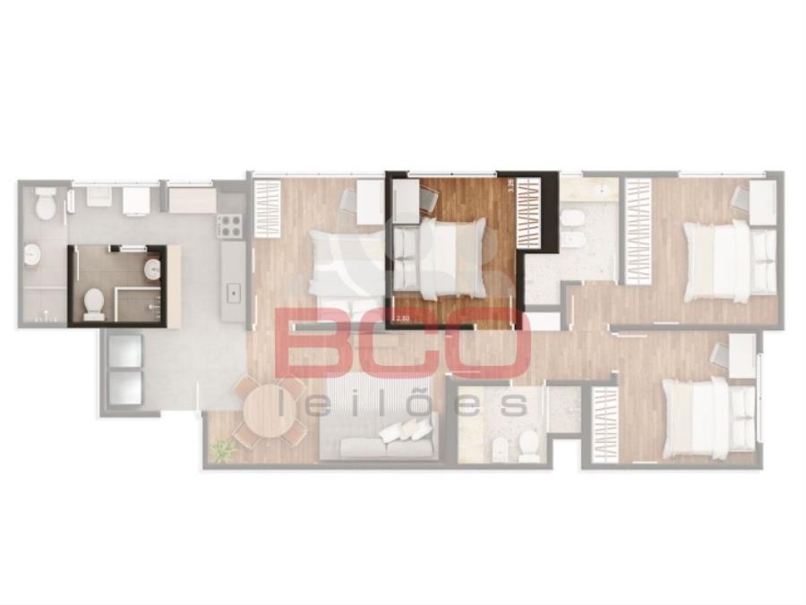 001 Apartamento na Vila Olímpia em São Paulo/SP, localizado em São Paulo - SP, bairro Vila Olímpia